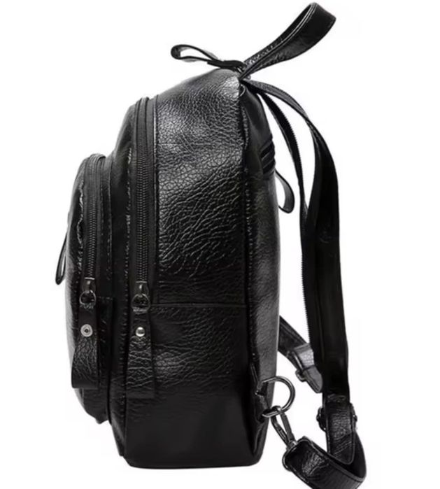 Нова малка дамска кожена раница за всекидневна употреба