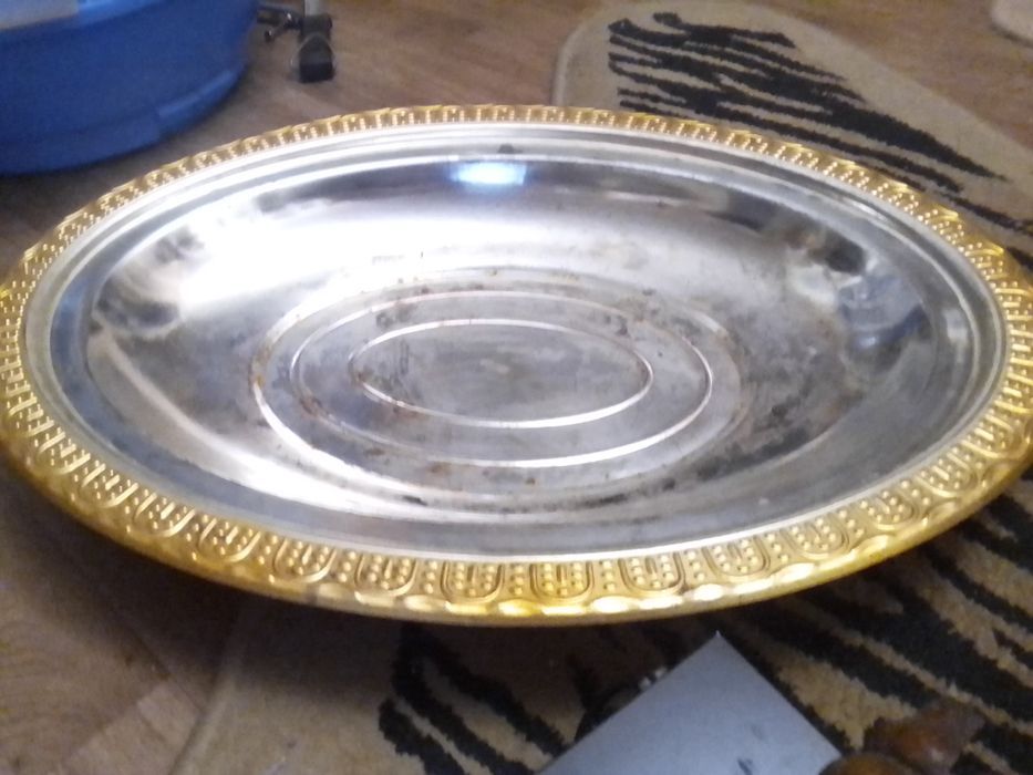 Блюдо . Подносы . Мельхиор