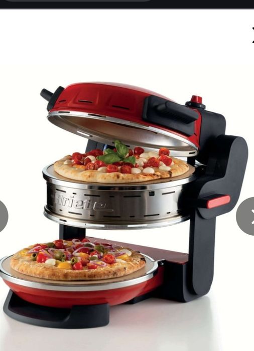Двойна фурна за пица Ariete PIZZERIA 0927/00, 2300W, 32 см, 2 термоста