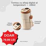 Termos cu afisaj digital al temperaturii – 450ml