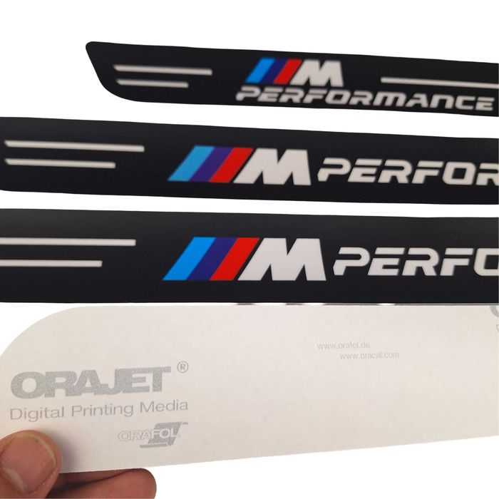 Set 4 stickere protectie praguri BMW MPerformance