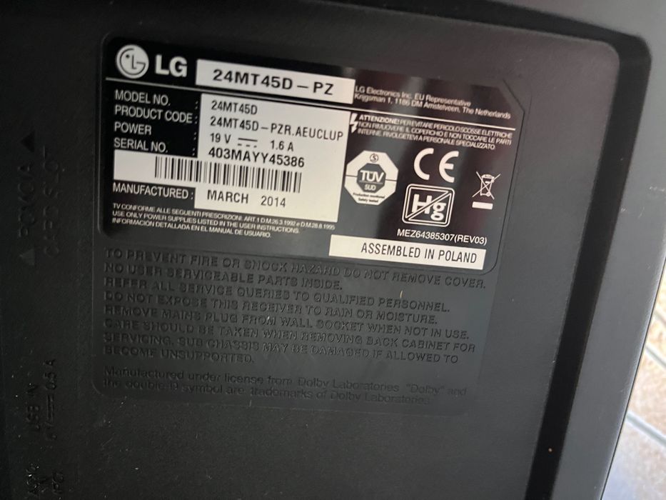 Телевизор LG 24”