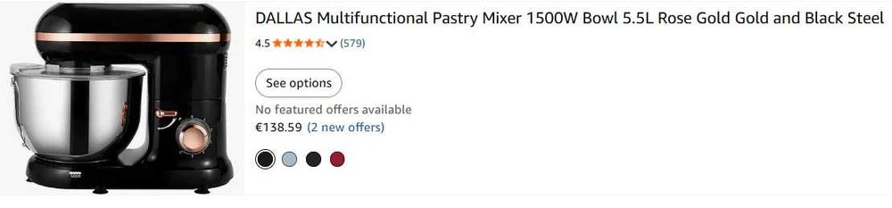 Robot de bucatarie Kitchen Move Dallas Multifunctional 1500W