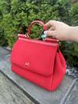 Geanta originala dolce gabbana Sicily - lady in red