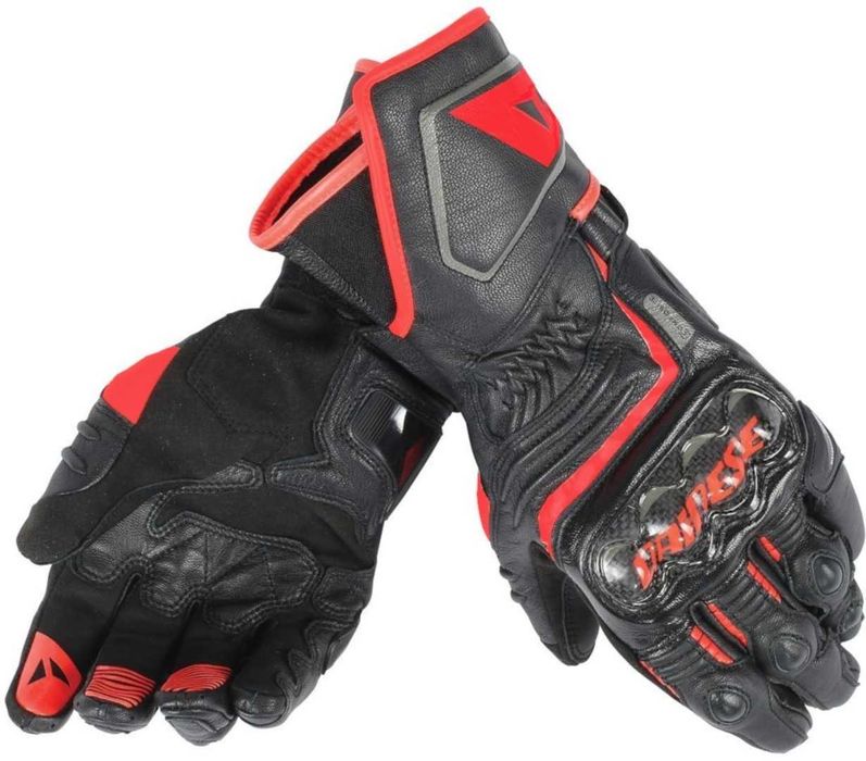Manusi moto sport Dainese Carbon D1 Long negru/portocaliu marime L
