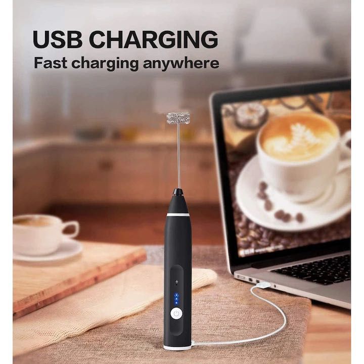 Преносим ръчен USB миксер с три степени за напитки, храни.