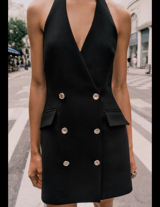 Къса рокя тип блейзър