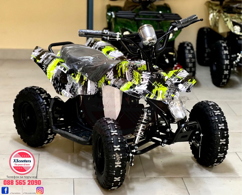 Детско Електрическо АТВ/ATV 800W 2024 - HOBO В КАШОН F1 за деца