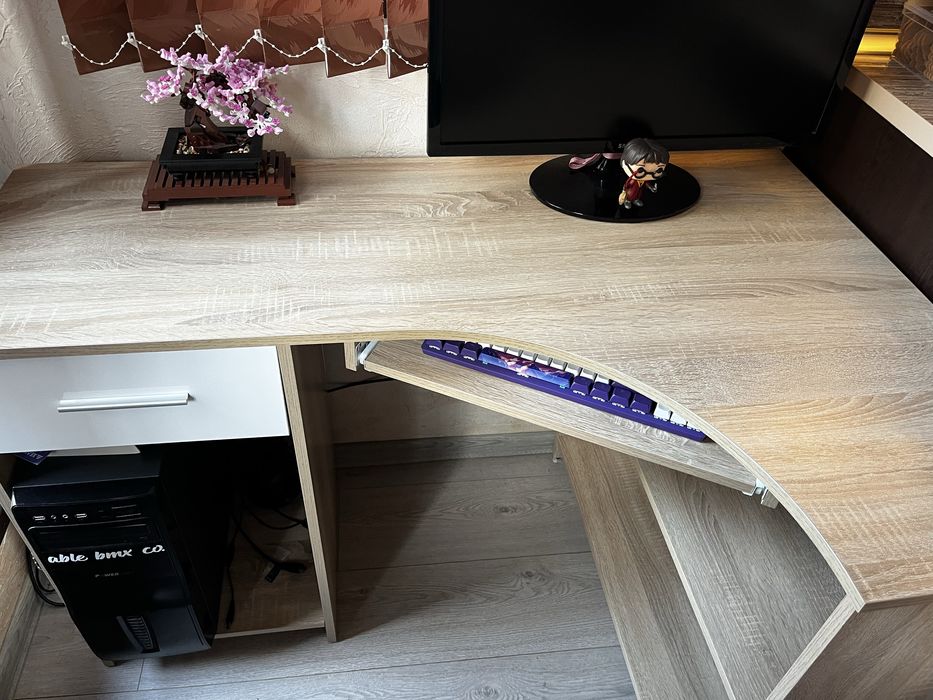 Ъглово бюро, дъб собома офис бюро