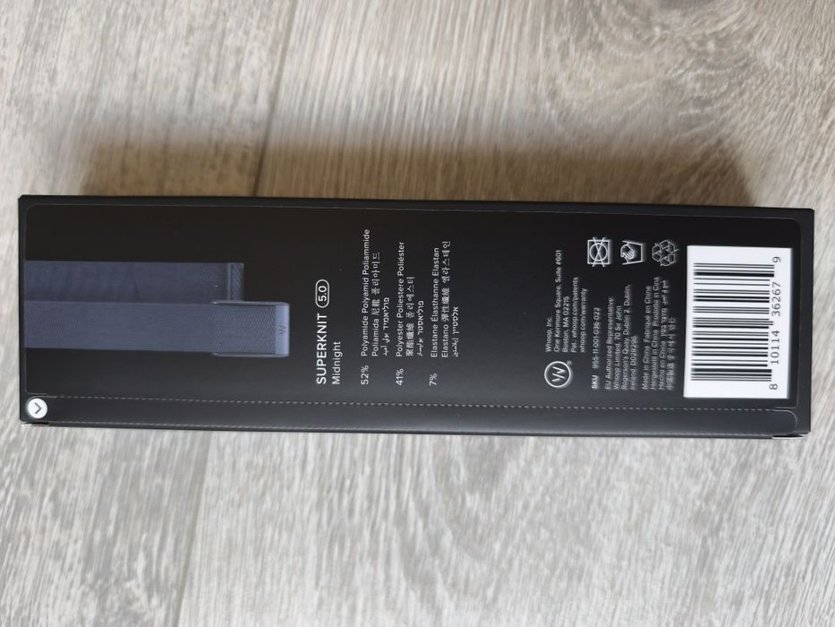 Оригинальный ремешок для Whoop 5,0. Цвет Midnight