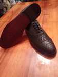 Pantofi barbatesti eleganti noi, model deosebit
