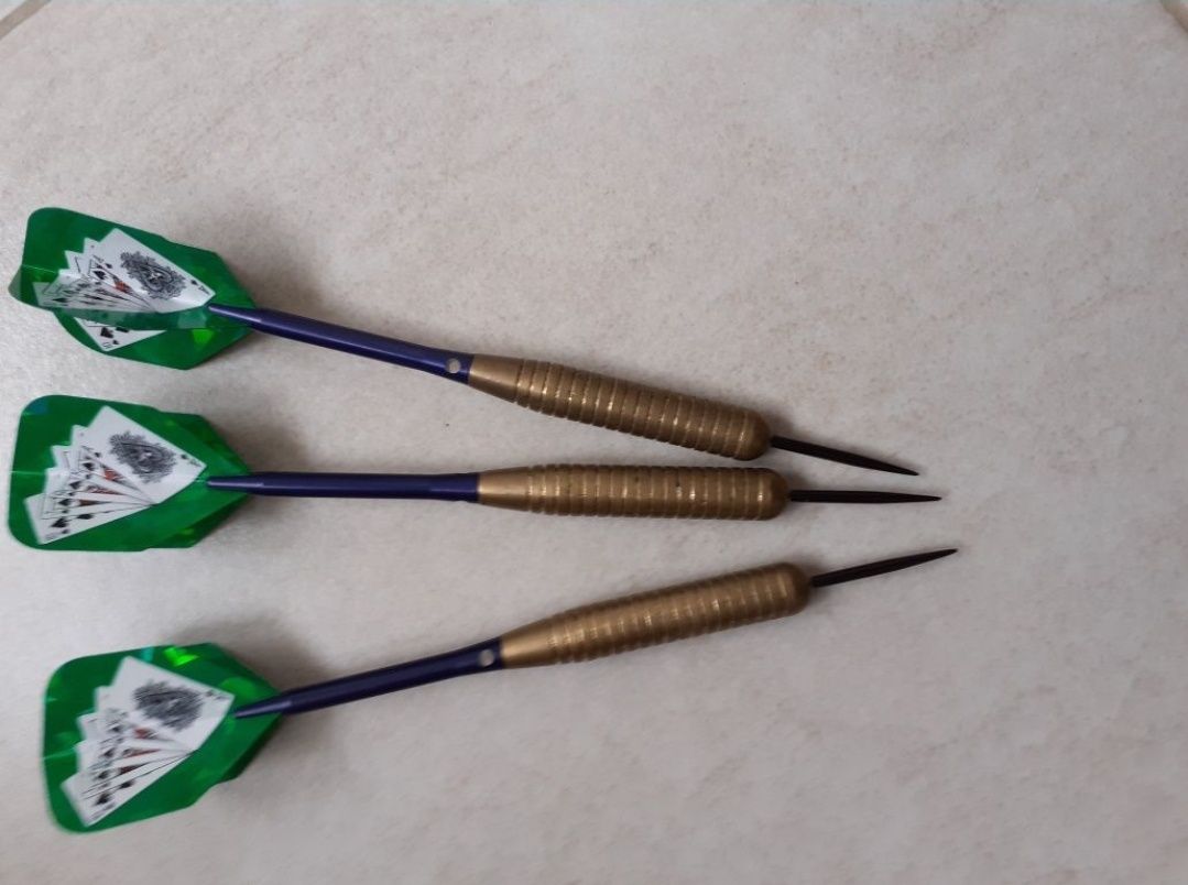 Sageti darts profesionale cu varf de otel metal tungsten 26 gr