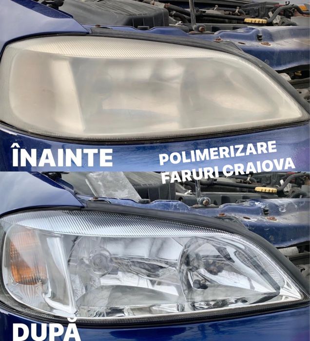 Polish faruri / Polimerizare / Restaurare / Lustruire faruri - triple