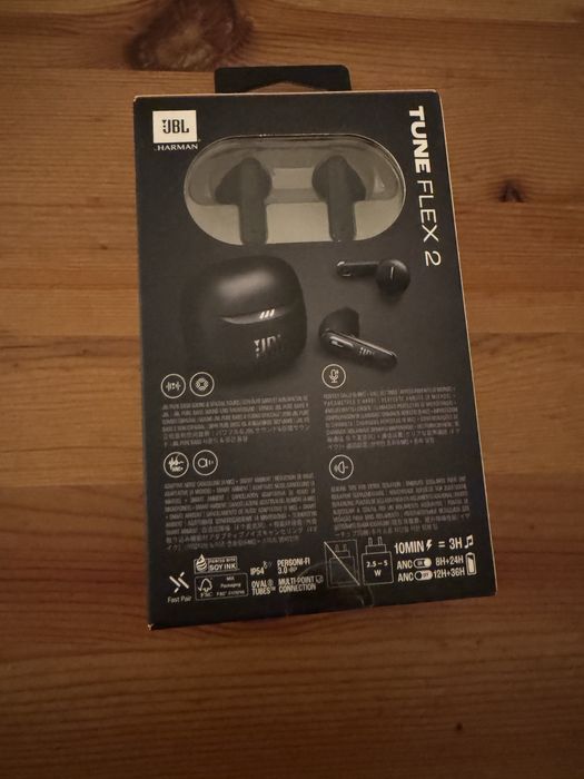 Безжични слушалки JBL Tune Flex 2 (черни)