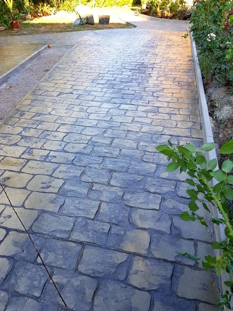 Beton amprentat pavaje 80 ron