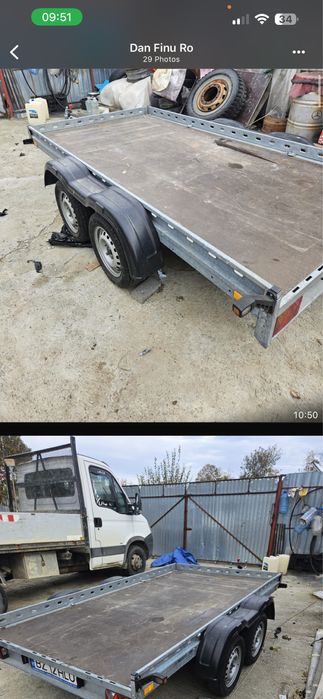 Vand remorca inmatriculata 2024