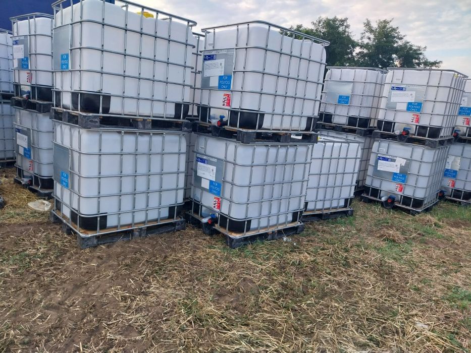 Pubelă gunoi- 1100 kg, pt cereale,Bazin, Ibc Ladă plastic