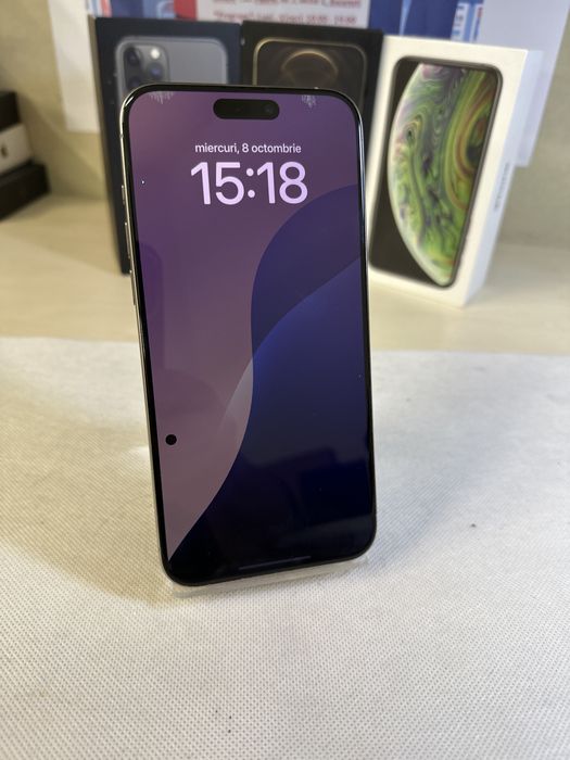 Iphone 15 pro max / 256 gb / garantie / folie sticla cadou