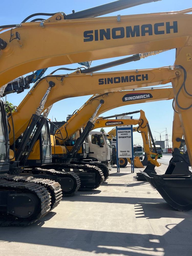 sinomach 330 ekskavator va boshqa texnikalar