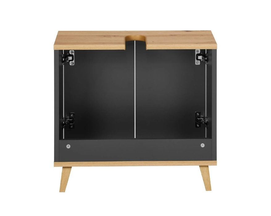 Шкаф за мивка с отвор за сифон