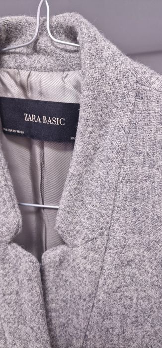 Palton Zara cu lana xs 34