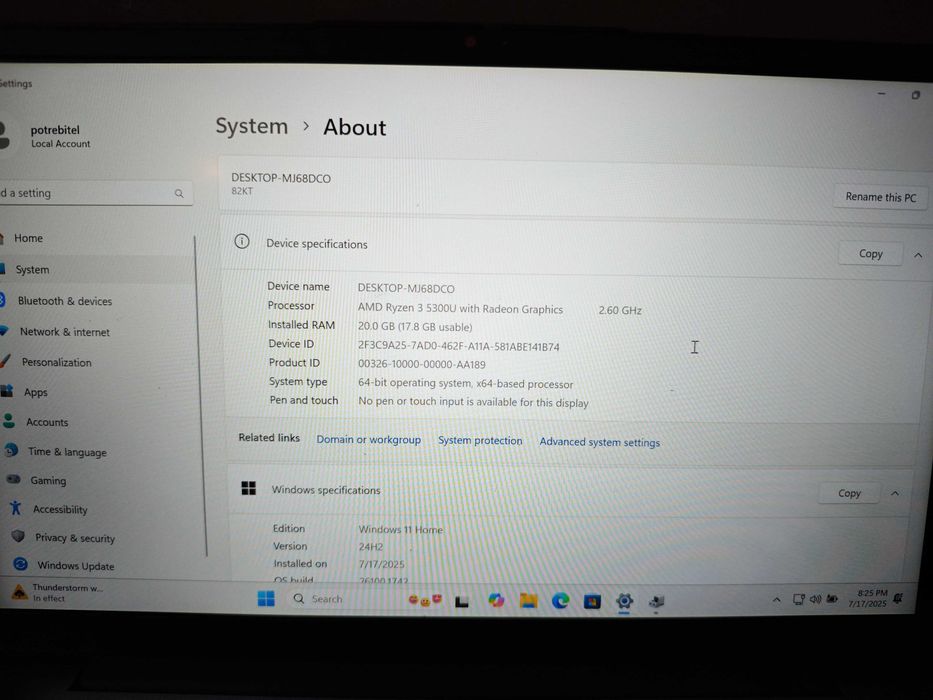 Lenovo IdeaPad 3 14acl6