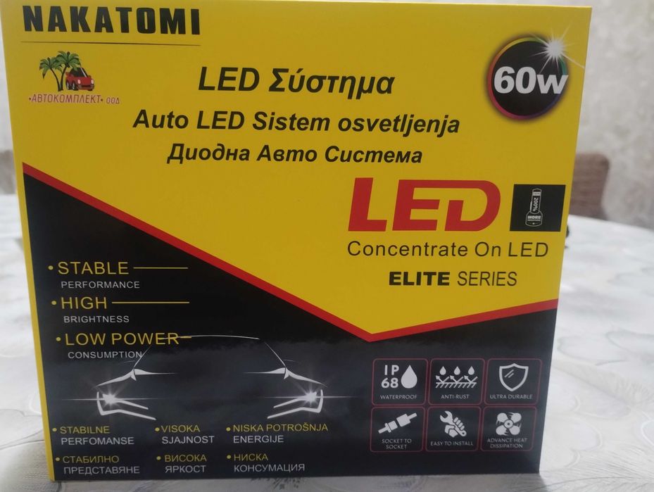 Лед крушки Н4 NAKATOMI