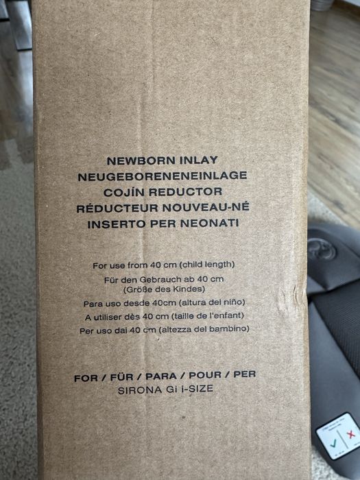 Insert nou născut pentru Sirona GI i-Size — Grey