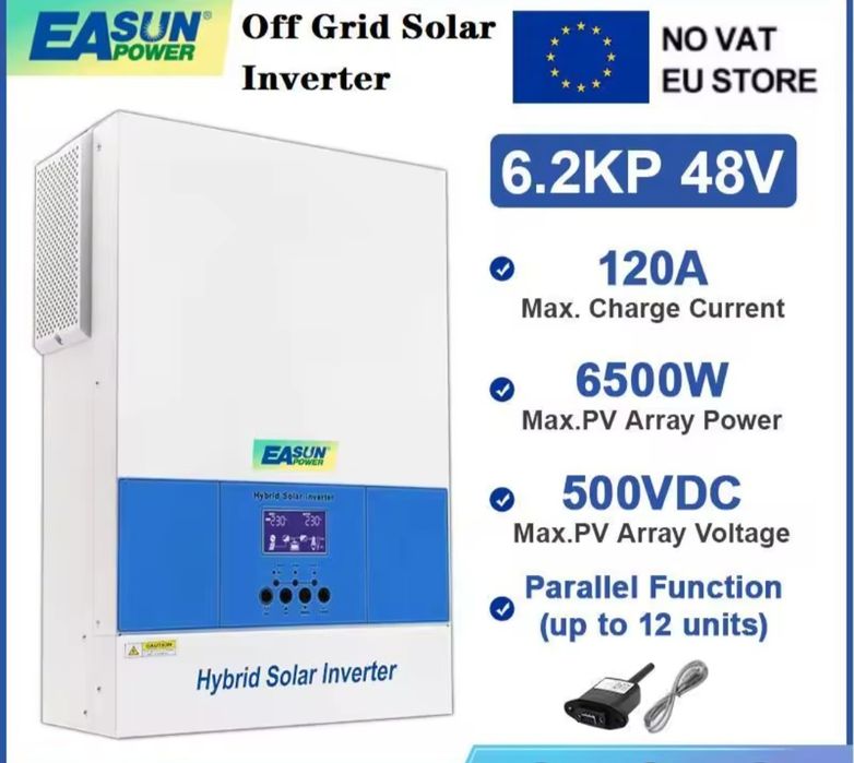 Invertor Easun 48V 6.2kw hibrid
