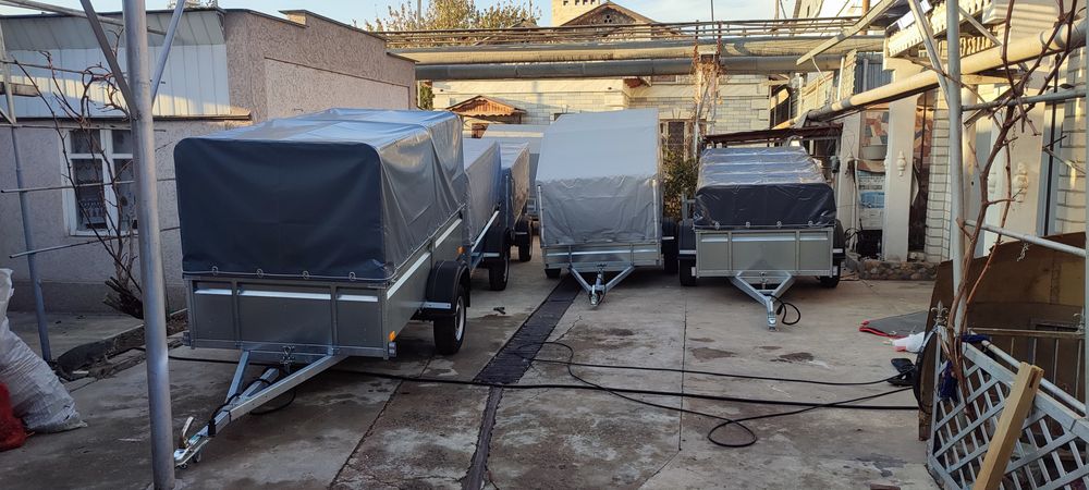 Продажа прицепов новых разных размеров