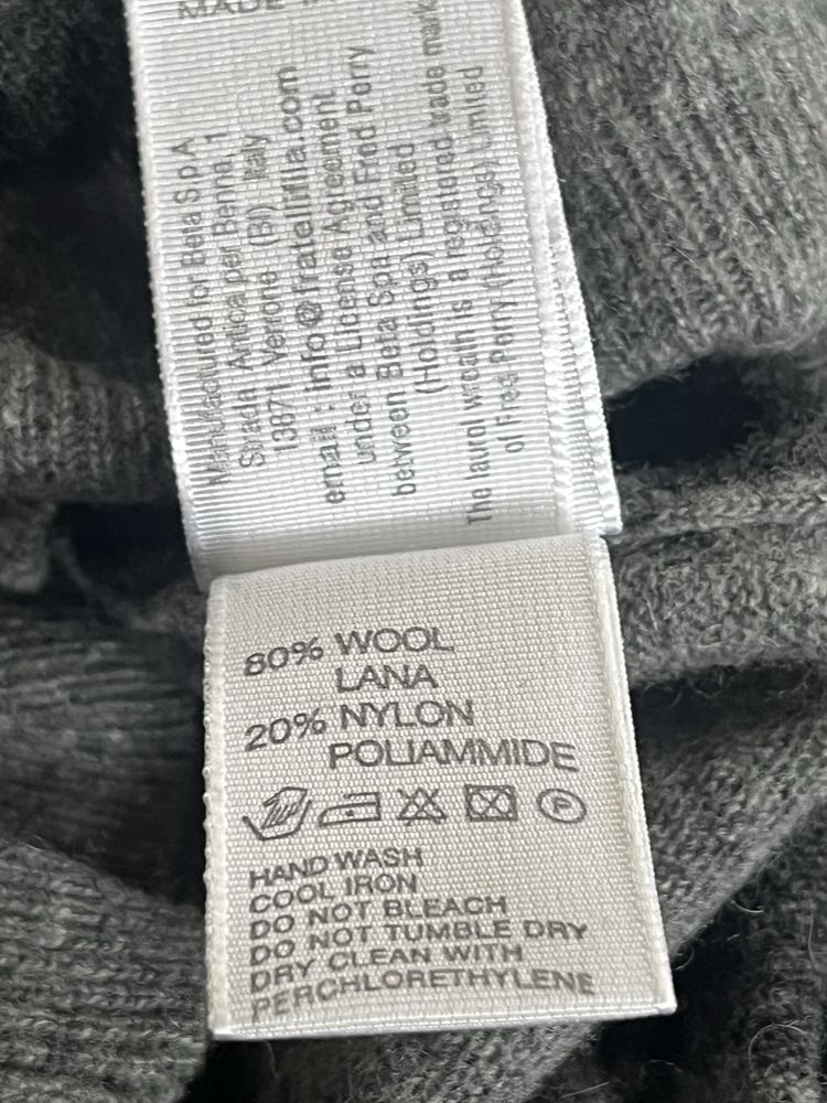Fred Perry : Made in England - Wool Jumper - размер Л / Оригинал
