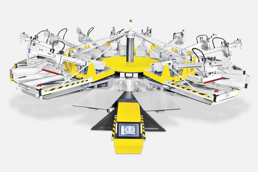 Печатный станок для шелкографии карусель SULFET SCORPION 2