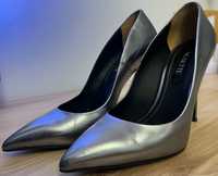 Pantofi stiletto metalizati - musette