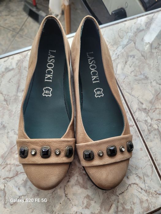 Balerini mato, piele naturala, marime 36, nepurtati