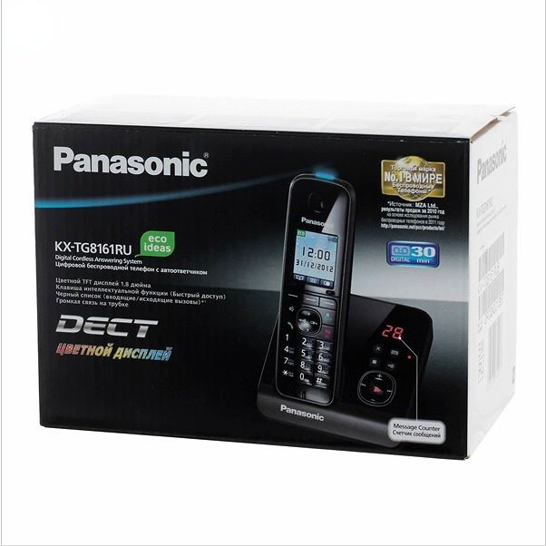 Panasonic KX-TG8161UА (в коробке). Все функции + автоответчик