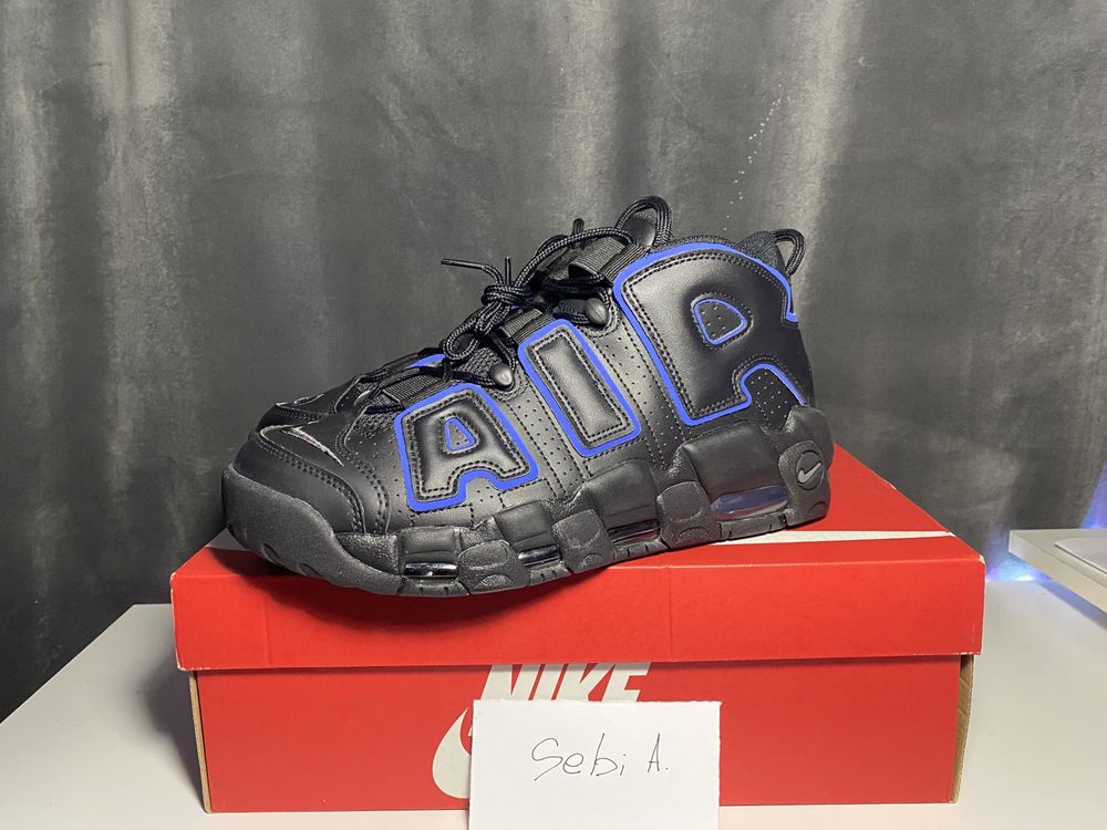 Nike Air Uptempo Black Game Royal