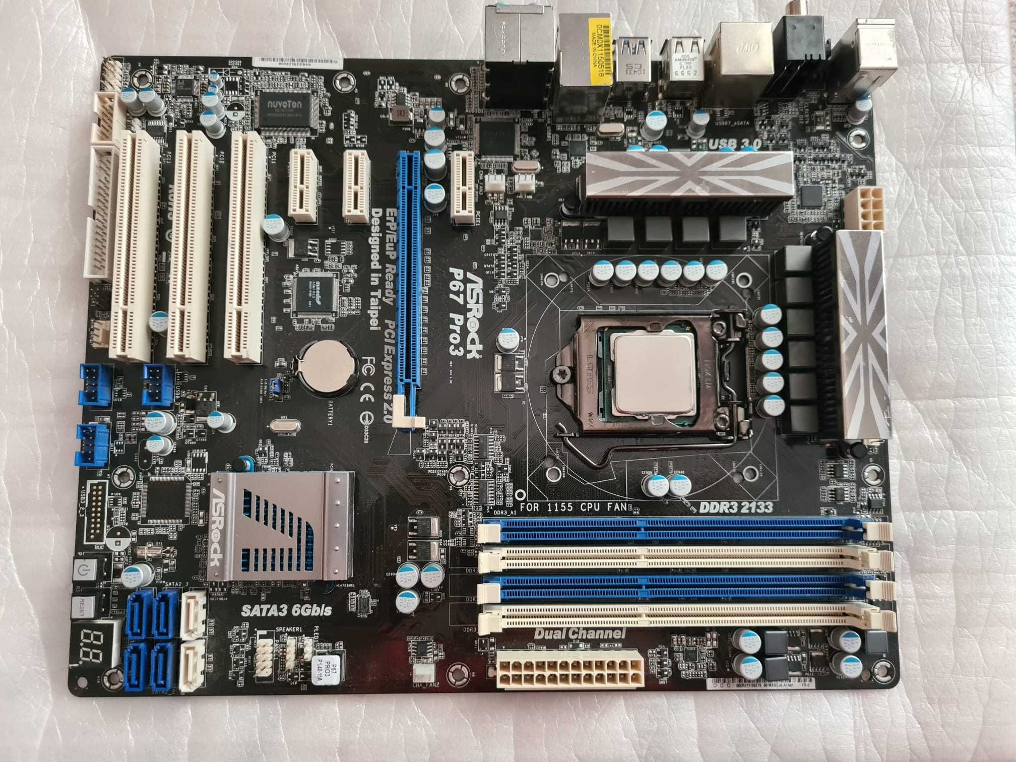 Kit  Asrock  P67 Pro3   + i5 2500K + 8gb  socket LGA 1155