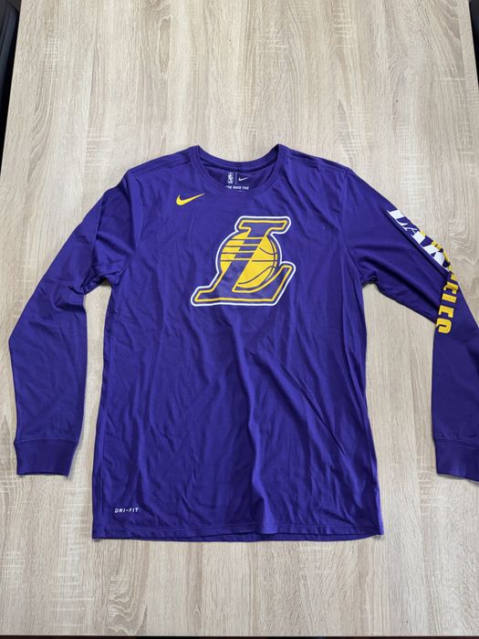 Nike Los Angeles Lakers bluza cu maneca lunga