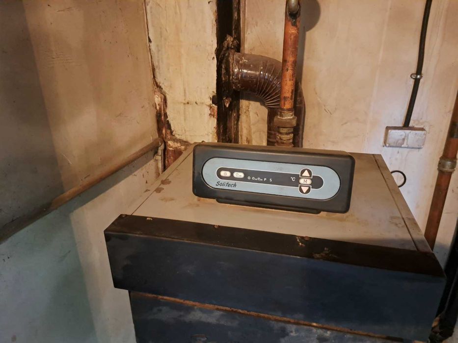 Чугунен котел на дърва и въглища