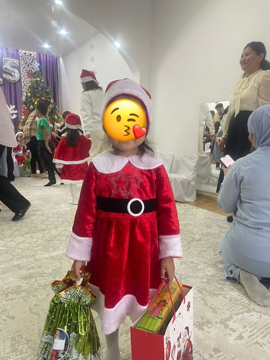 Костюм санта для девочек