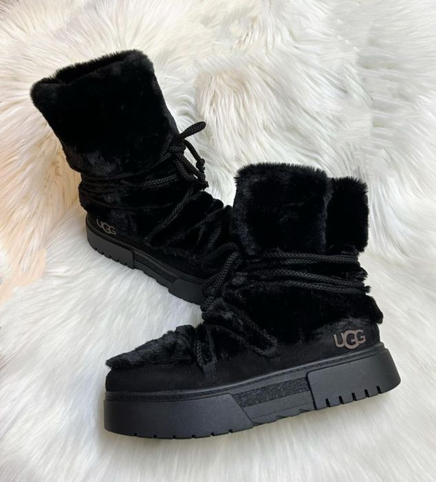 Ghete negre Ugg iarna