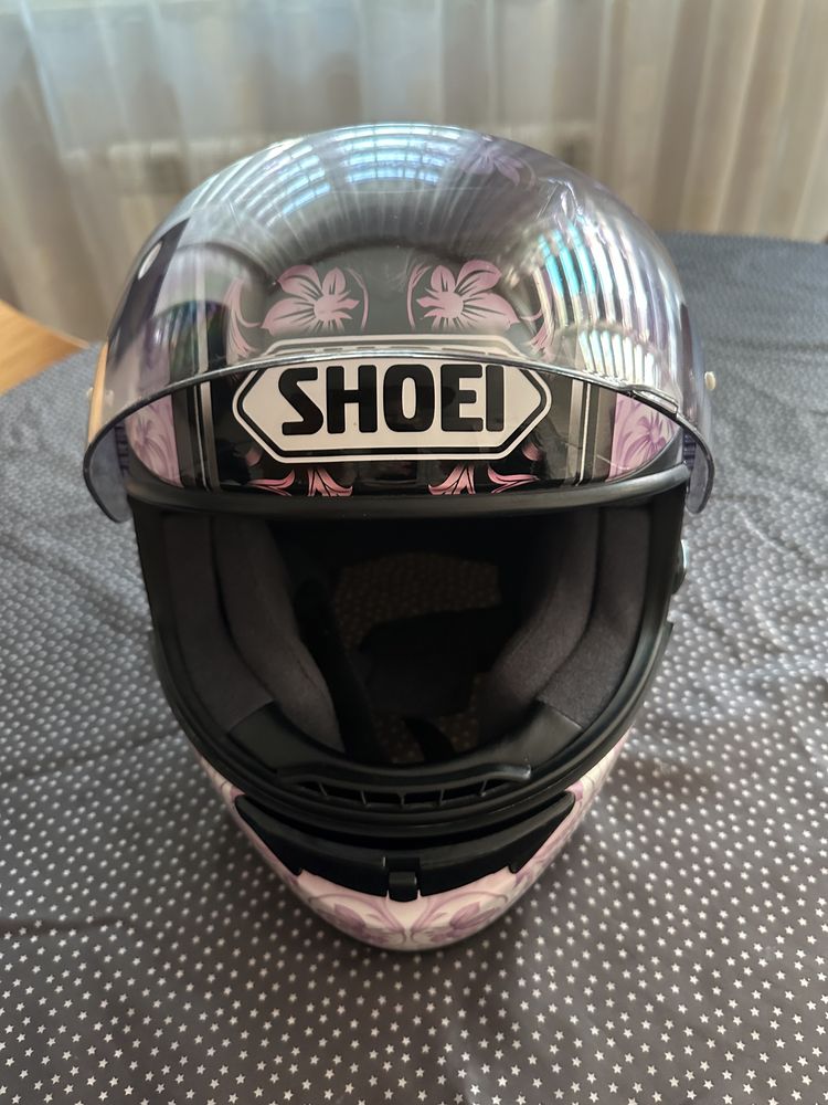 Каска за мотор Shoei S розов цвят