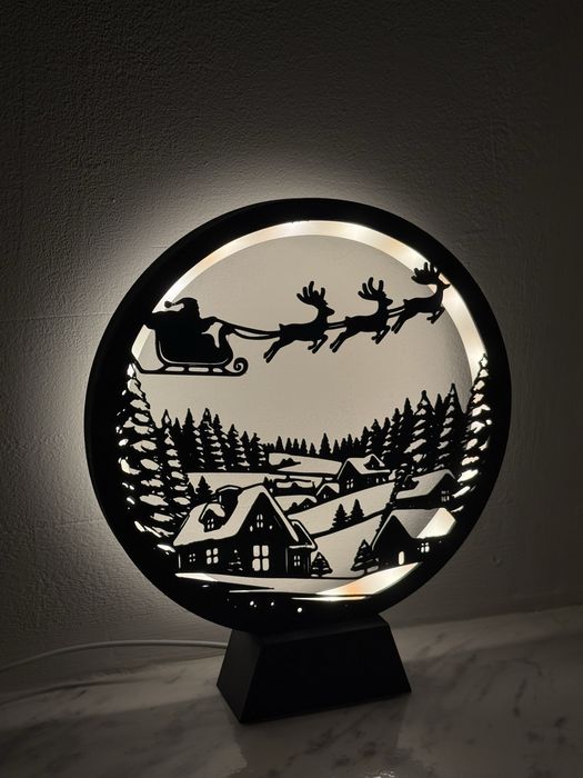 Christmas Ring Lamp LED - Lampa cu LED Craciun