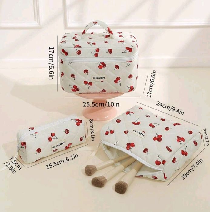 3 броя козметични несесера