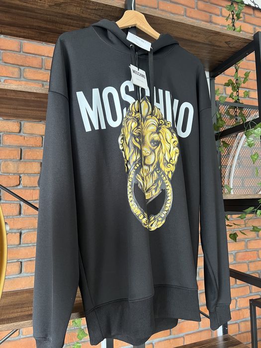 Moschino Lions Head Logo Hoodie L