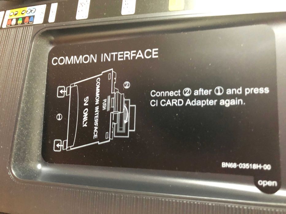 Common Interface 5V 68pini teelvizor Samsung Original CI+ TV Smartcard