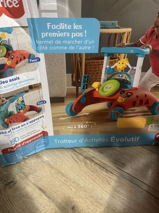 Antepremergator Fisher Price - Mers in 2 sensuri