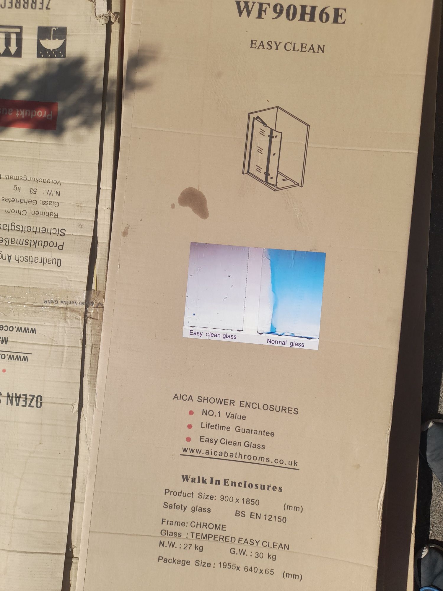 Vând cabine de duș de diferite dimensiuni