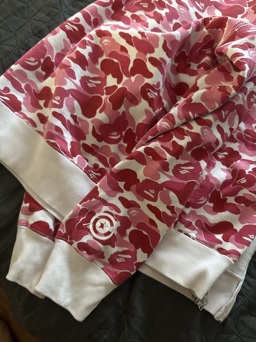 Hanorac Cu Fermoar Bape Roz