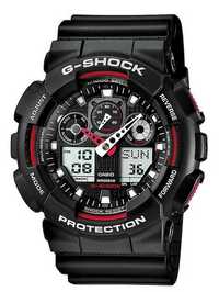 Ceas Sport Casio G-SHOCK GA-100 Black&Red-NOU ! swatch fossil diesel